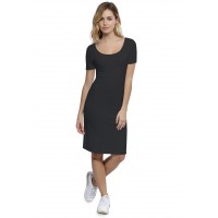 Robe col danseuse manches courtes en modal ROXANE18