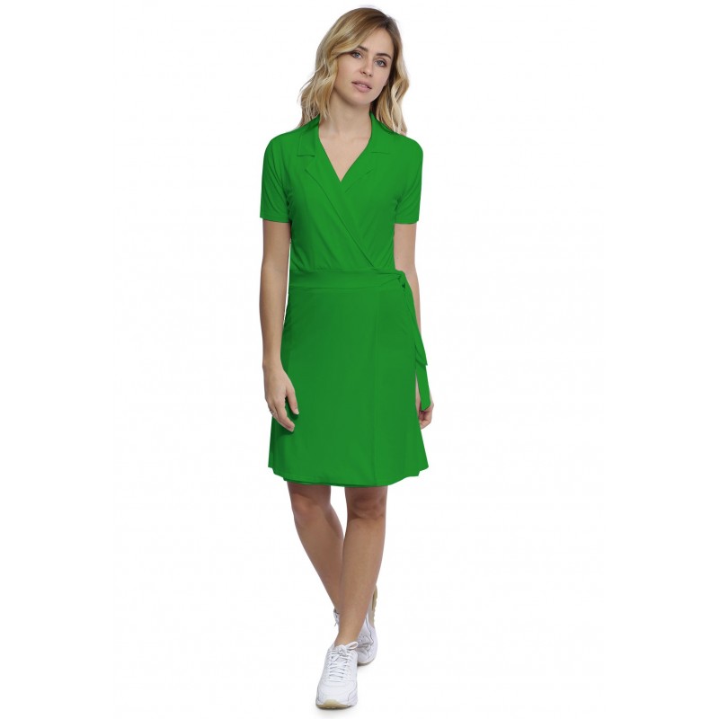 Robe cache-coeur en modal MAGALIE