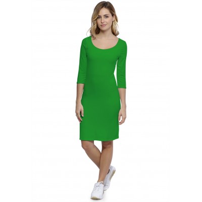 Robe col danseuse manches 3-4 en modal ROXANE19
