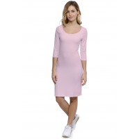 Robe col danseuse manches 3-4 en modal ROXANE19