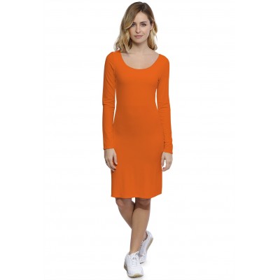 Robe col danseuse manches longues en modal ROXANE20