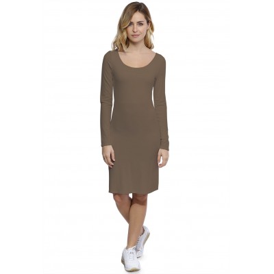 Robe col danseuse manches longues en modal ROXANE20