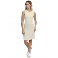 Robe débardeur col ras du cou doublée devant en modal KATIA1