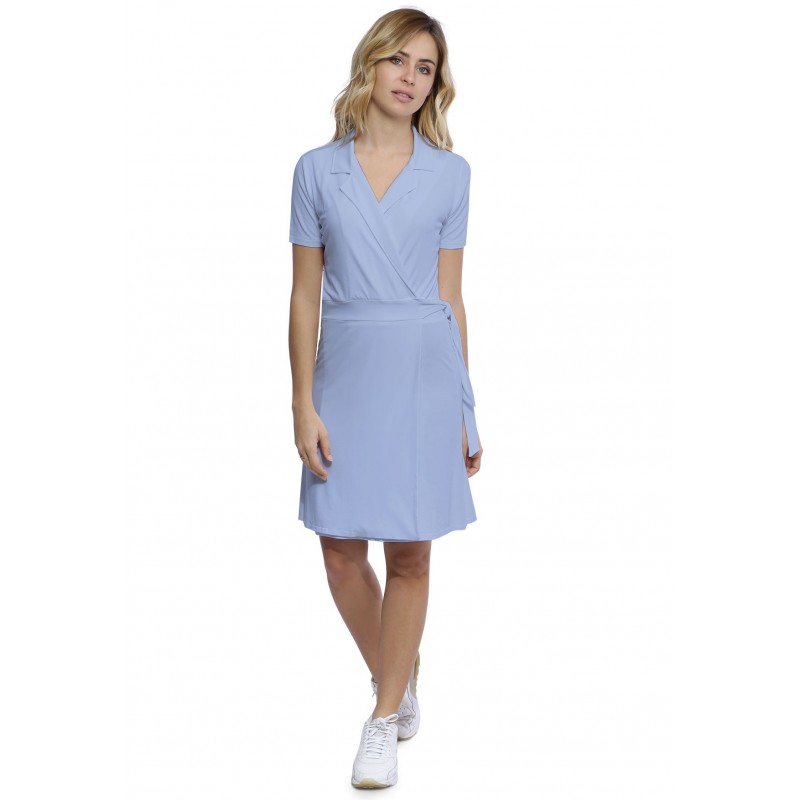 Robe cache-coeur en modal MAGALIE