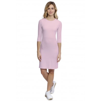 Robe manches 3/4 col rond Katia – Rendez-Vous Paris | Made in France