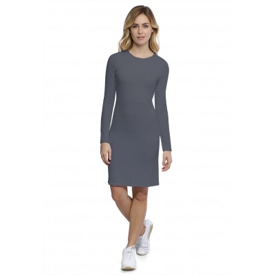 Robe ras du cou doublée devant manches longues en modal KATIA20