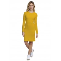 Robe ras du cou doublée devant manches longues en modal KATIA20