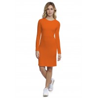 Robe ras du cou doublée devant manches longues en modal KATIA20