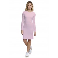 Robe ras du cou doublée devant manches longues en modal KATIA20