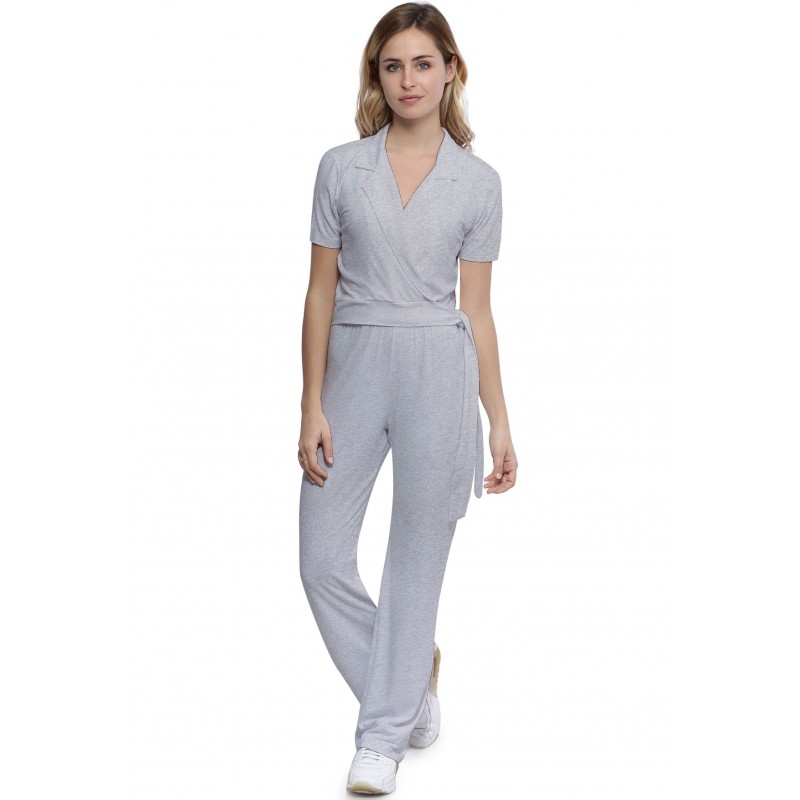 Combinaison cache-coeur pantalon en modal PIPA Combinaison cache-coeur pantalon en modal PIPA