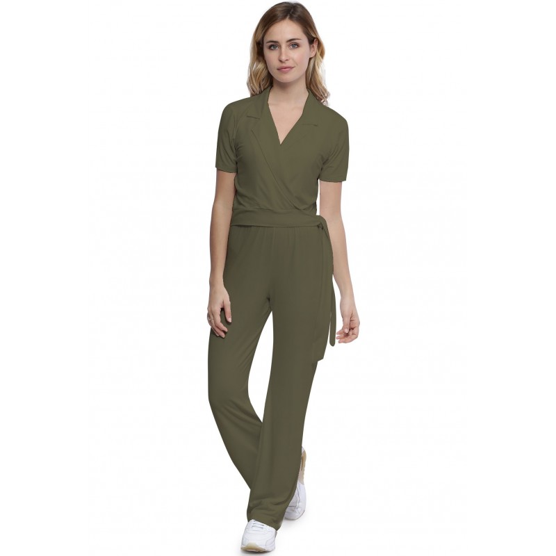 Combinaison cache-coeur pantalon en modal PIPA Combinaison cache-coeur pantalon en modal PIPA