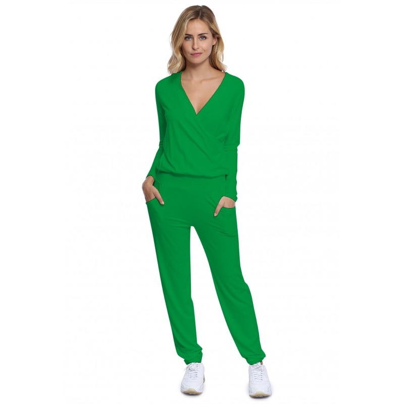 Combinaison pantalon taille élastique en maille modal PLUME