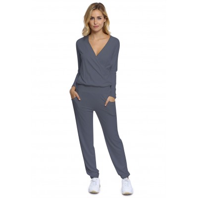 Combinaison pantalon taille élastique en maille modal PLUME