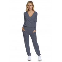 Combinaison pantalon taille élastique en maille modal PLUME