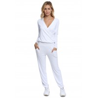 Combinaison pantalon taille élastique en maille modal PLUME