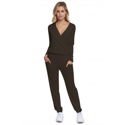 Combinaison pantalon taille élastique en maille modal PLUME