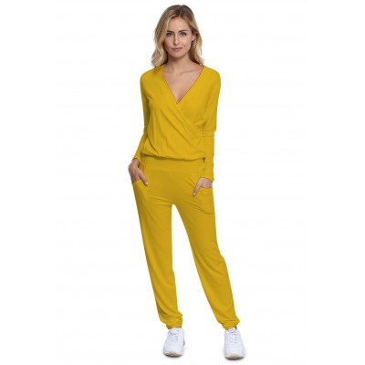 Combinaison pantalon taille élastique en maille modal PLUME