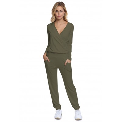 Combinaison pantalon taille élastique en maille modal PLUME