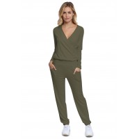 Combinaison pantalon taille élastique en maille modal PLUME