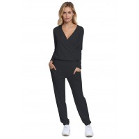 Combinaison pantalon taille élastique en maille modal PLUME