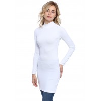 Tunique col montant manches longues en modal PENNY15