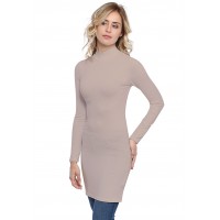 Tunique col montant manches longues en modal PENNY15