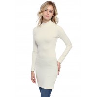 Tunique col montant manches longues en modal PENNY15