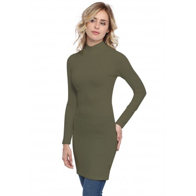 Tunique col montant manches longues en modal PENNY15