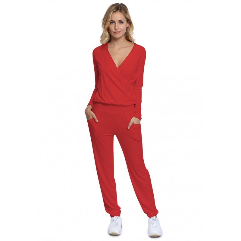 Combinaison pantalon taille élastique en maille modal PLUME