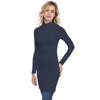 Tunique col montant manches longues en modal PENNY15