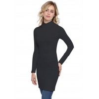 Tunique col montant manches longues en modal PENNY15