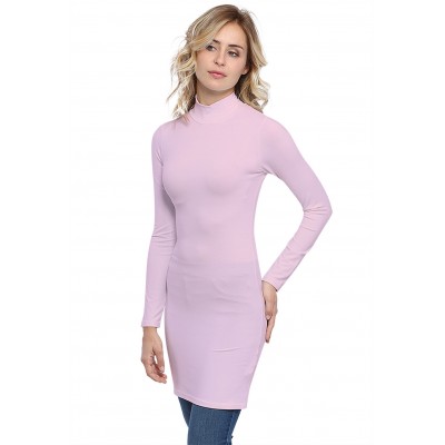 Tunique col montant manches longues en modal PENNY15