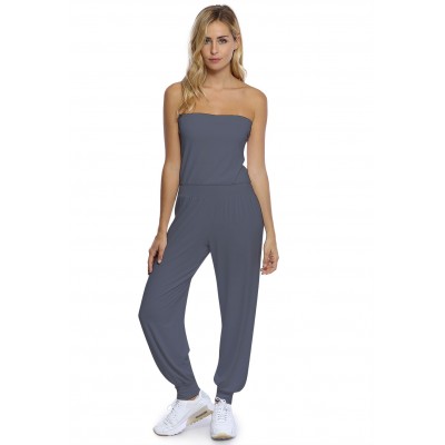 Combinaison bustier bandeau pantalon taille ruban en modal MAILY