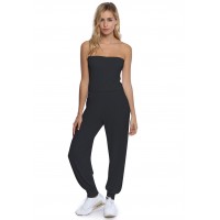 Combinaison bustier bandeau pantalon taille ruban en modal MAILY