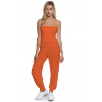 Combinaison bustier bandeau pantalon taille ruban en modal MAILY