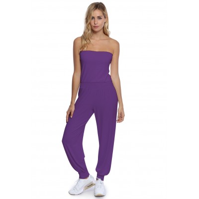 Combinaison bustier bandeau pantalon taille ruban en modal MAILY